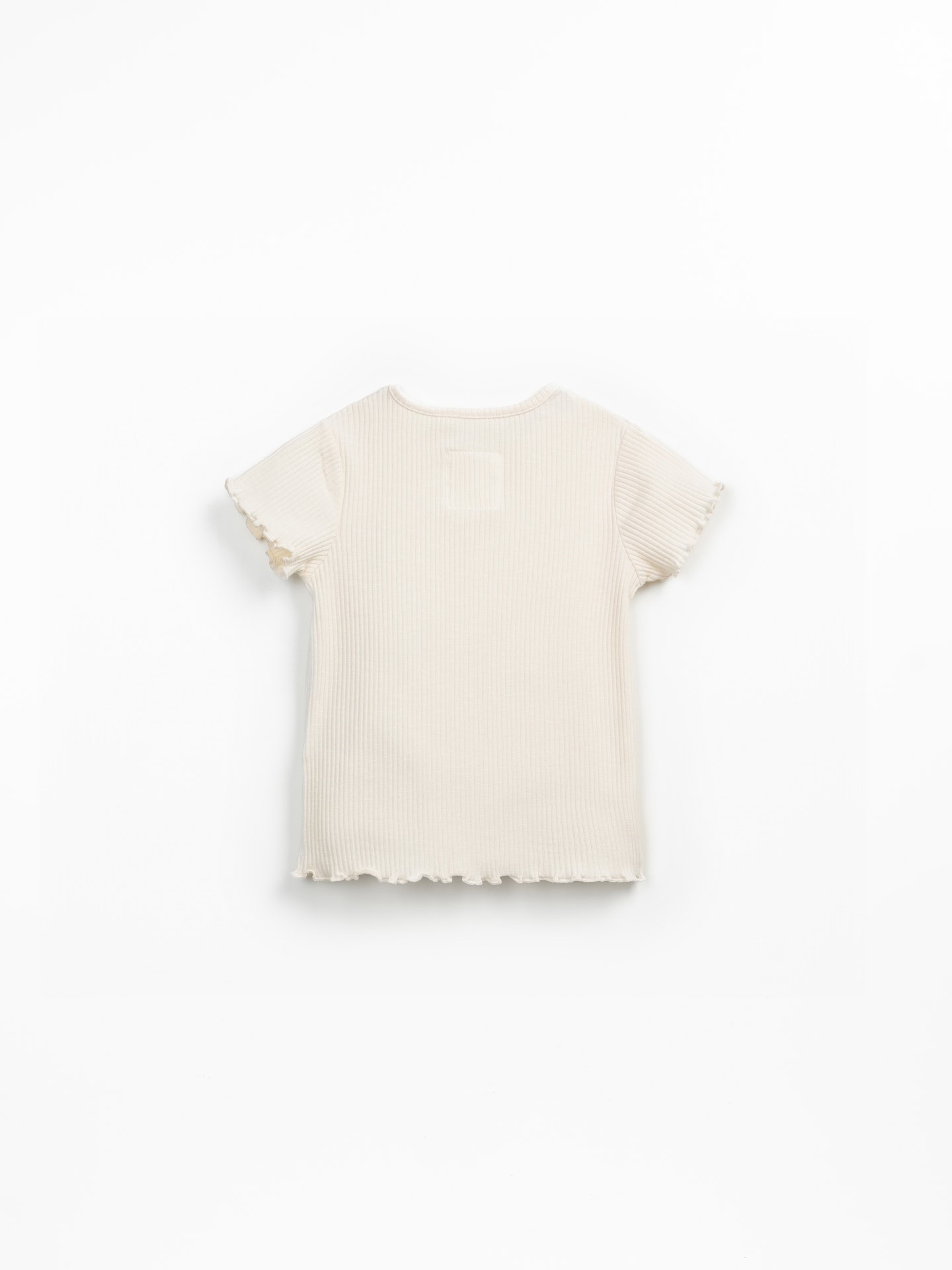 Camiseta de punto acanalado