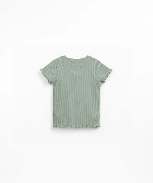 Ribbed jersey T-shirt