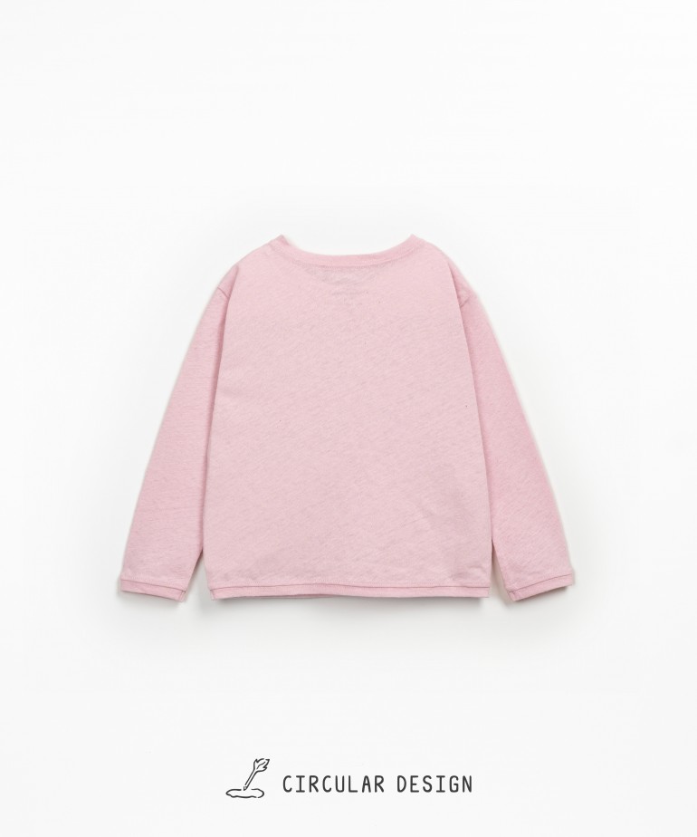 T-shirt in misto fibre naturali