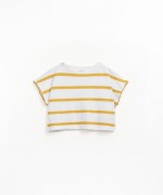 Short striped t-shirt