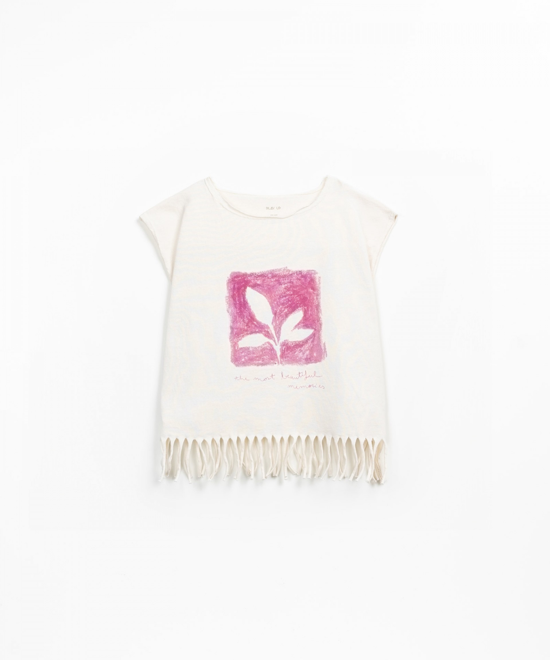 UV-resistant t-shirt in organic cotton and recycled cotton