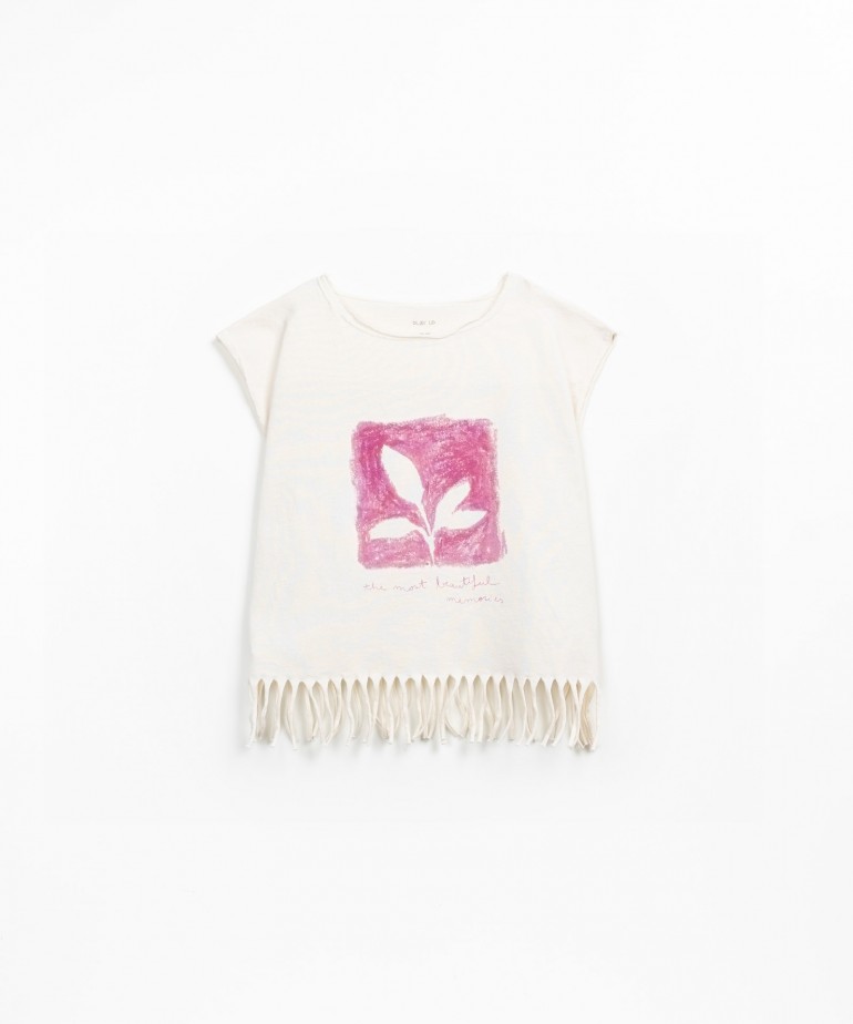 T-shirt anti-UV con frange sul fondo