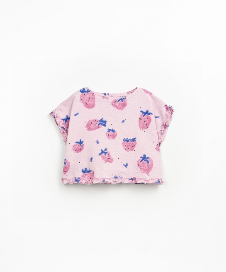 Camiseta de algodn orgnico con escote amplio