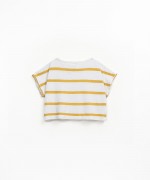 Short striped t-shirt