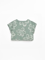 T-shirt con scollo ampio