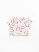 T-shirt con scollo ampio