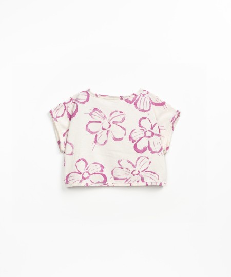 T-shirt à encolure large