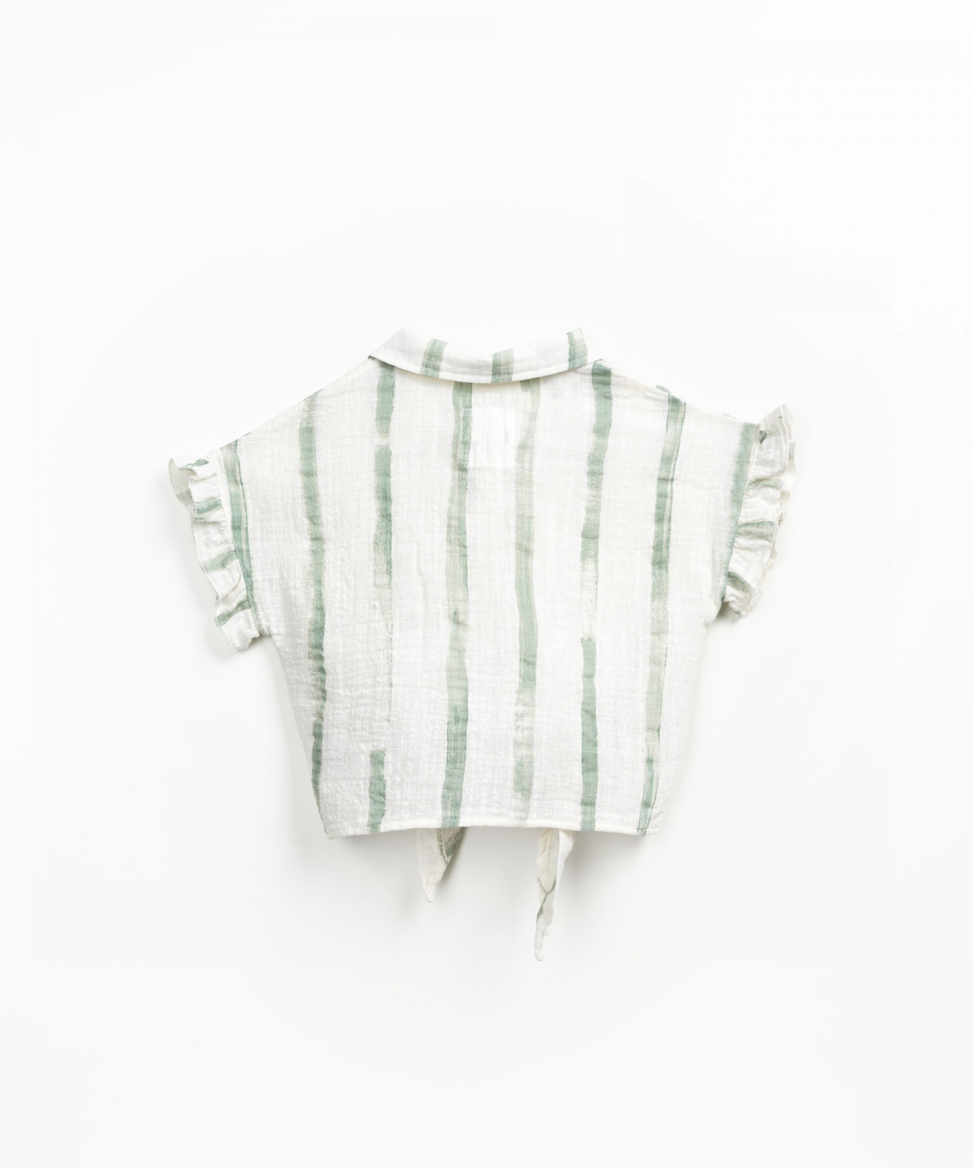 Tunic with striped print