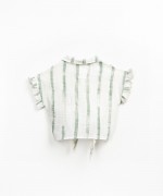Tunic with striped print
