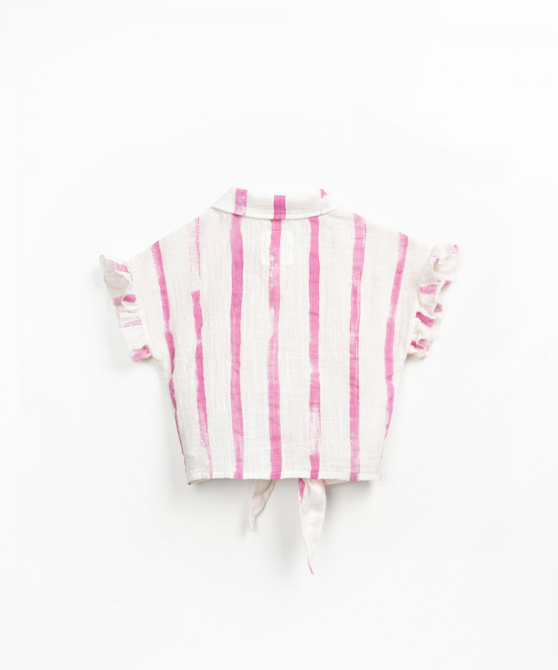 Tnica con estampado de rayas