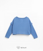 Sudadera de punto con mezcla de algodn regenerativo y algodn reciclado