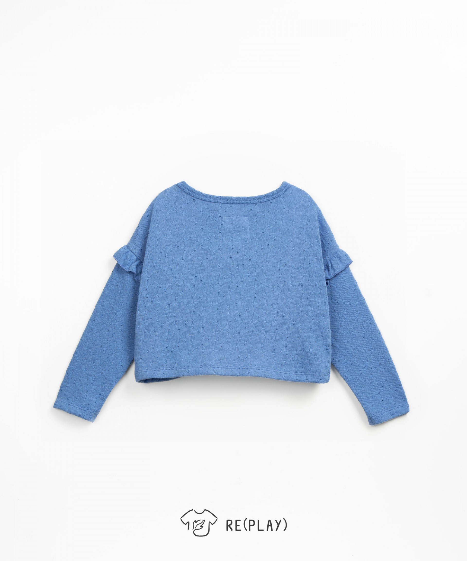 Sudadera de punto con mezcla de algodn regenerativo y algodn reciclado