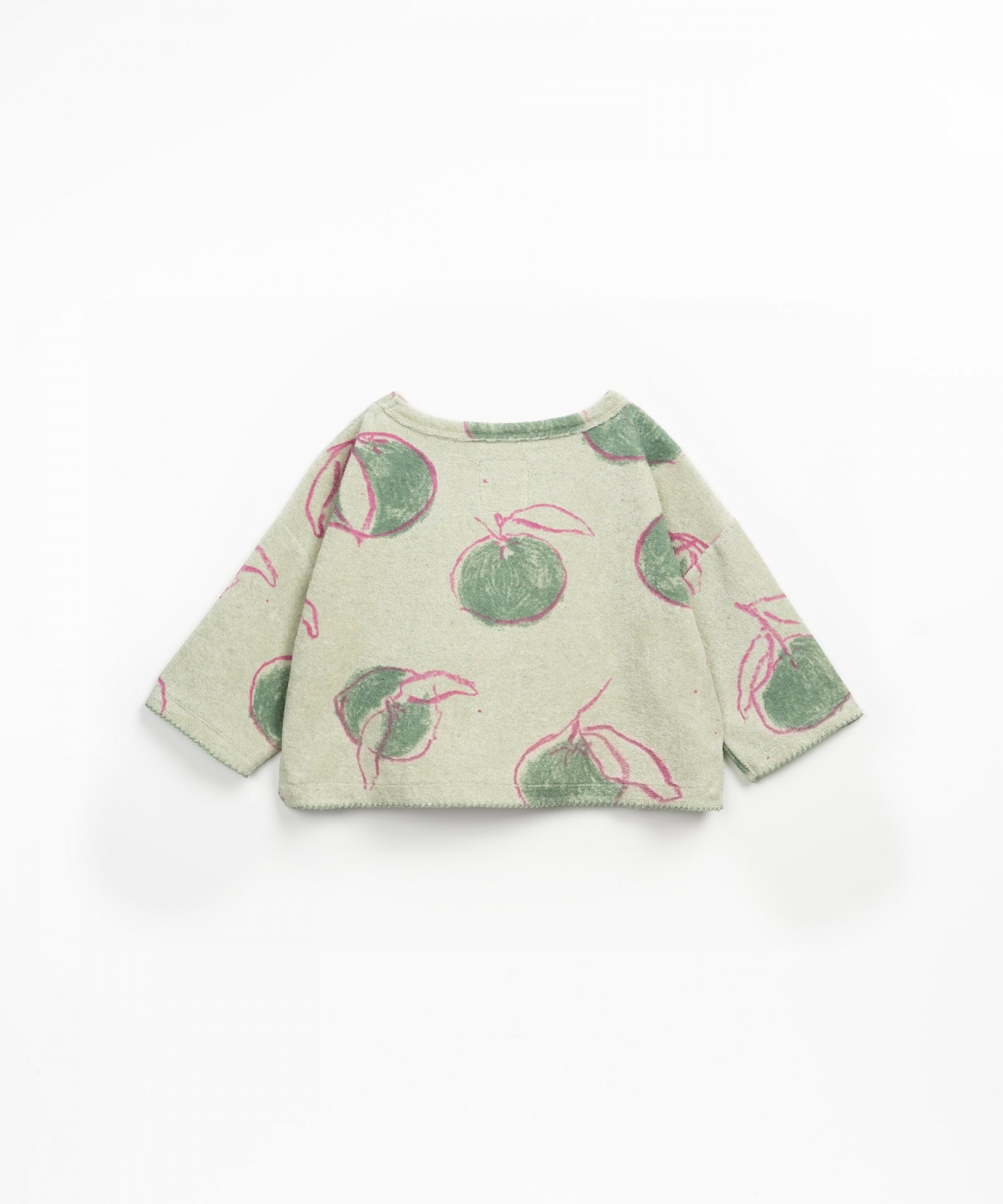 Sudadera de punto con estampado de naranjas