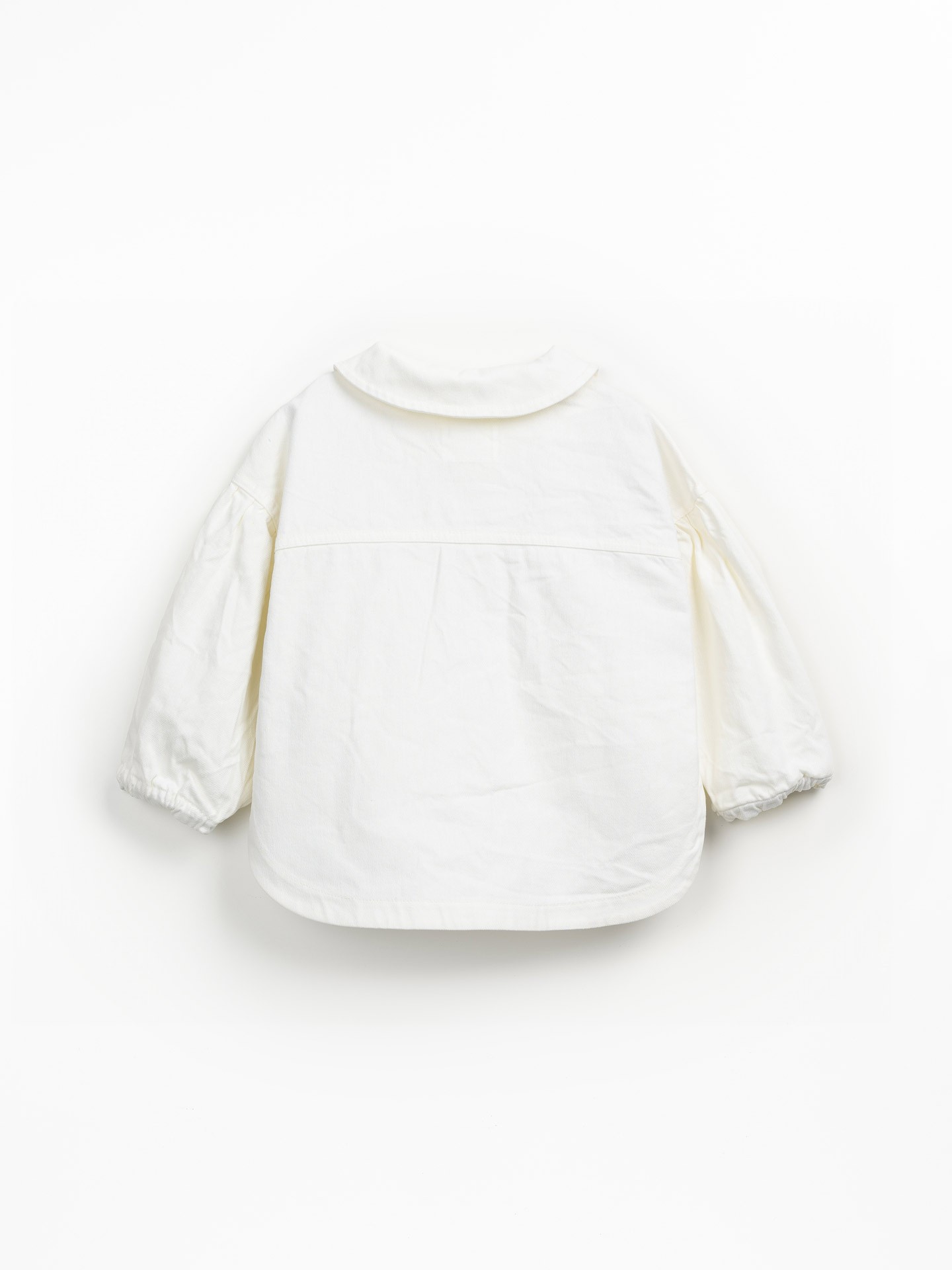 Giacca in twill di cotone con bottoni in cocco