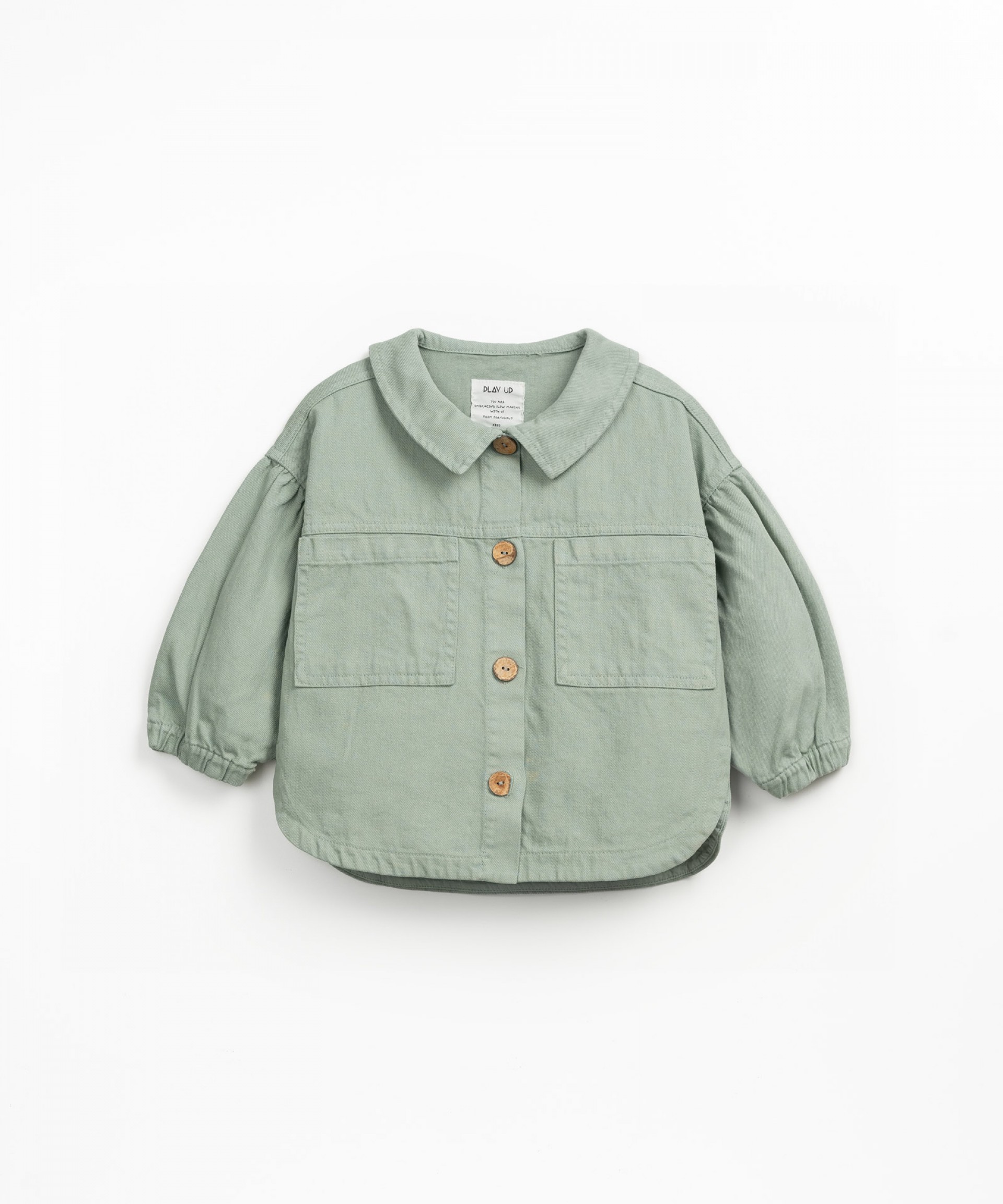 Chaqueta de sarga con bolsillos