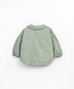 Chaqueta de sarga con bolsillos