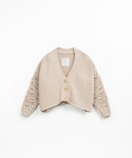 Casaco de malha tricot