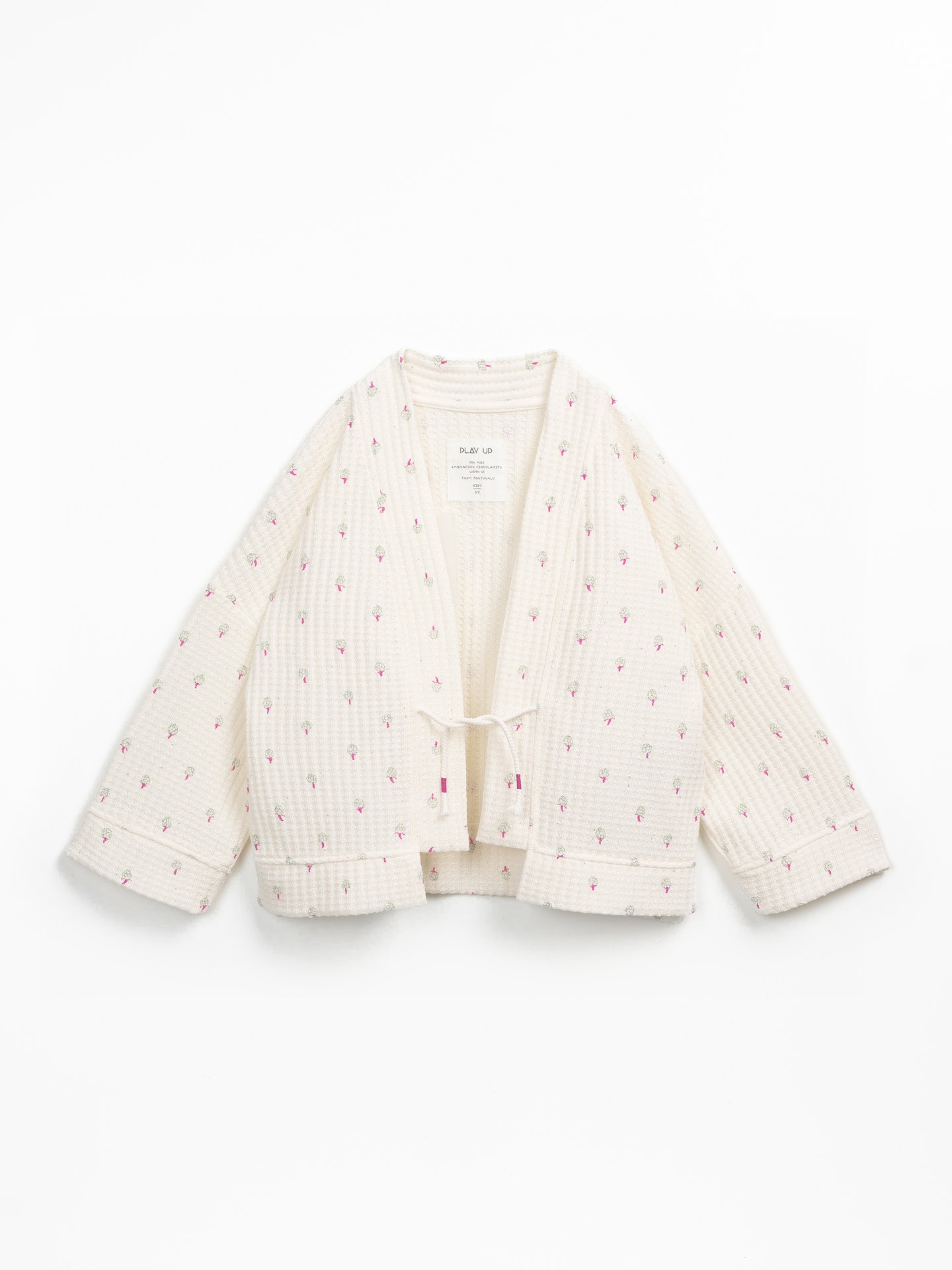 Chaqueta de punto texturizada