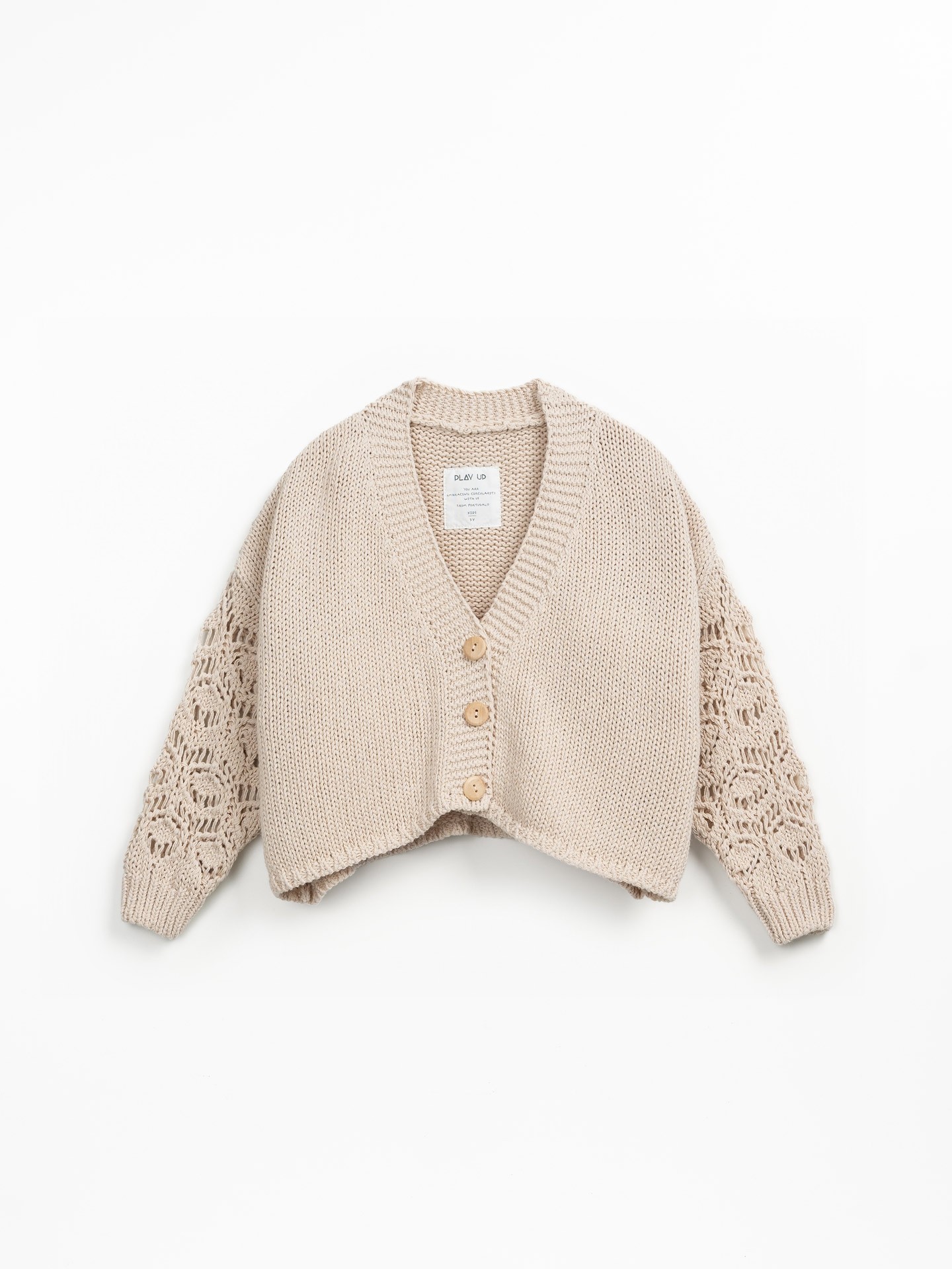 Casaco de malha tricot