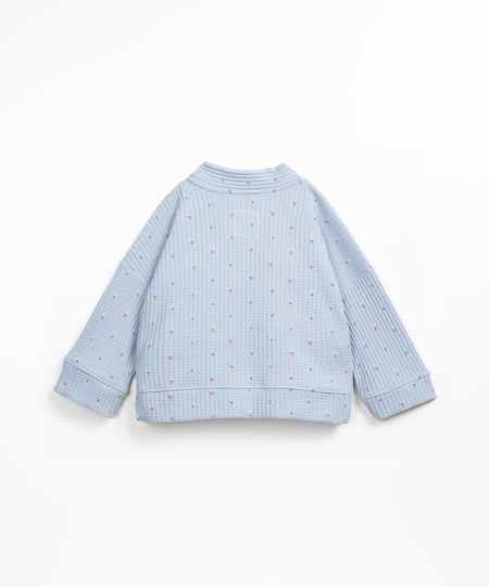 Giacca in maglia testurizzata