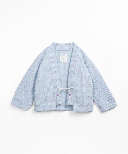 Chaqueta de punto texturizada