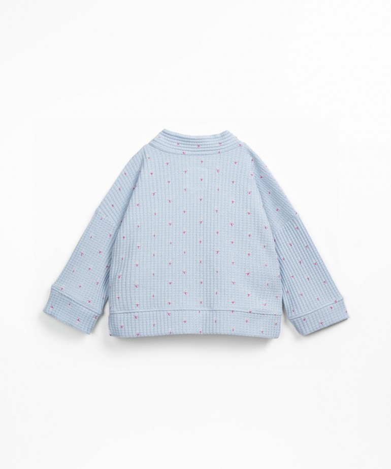 Giacca in maglia testurizzata