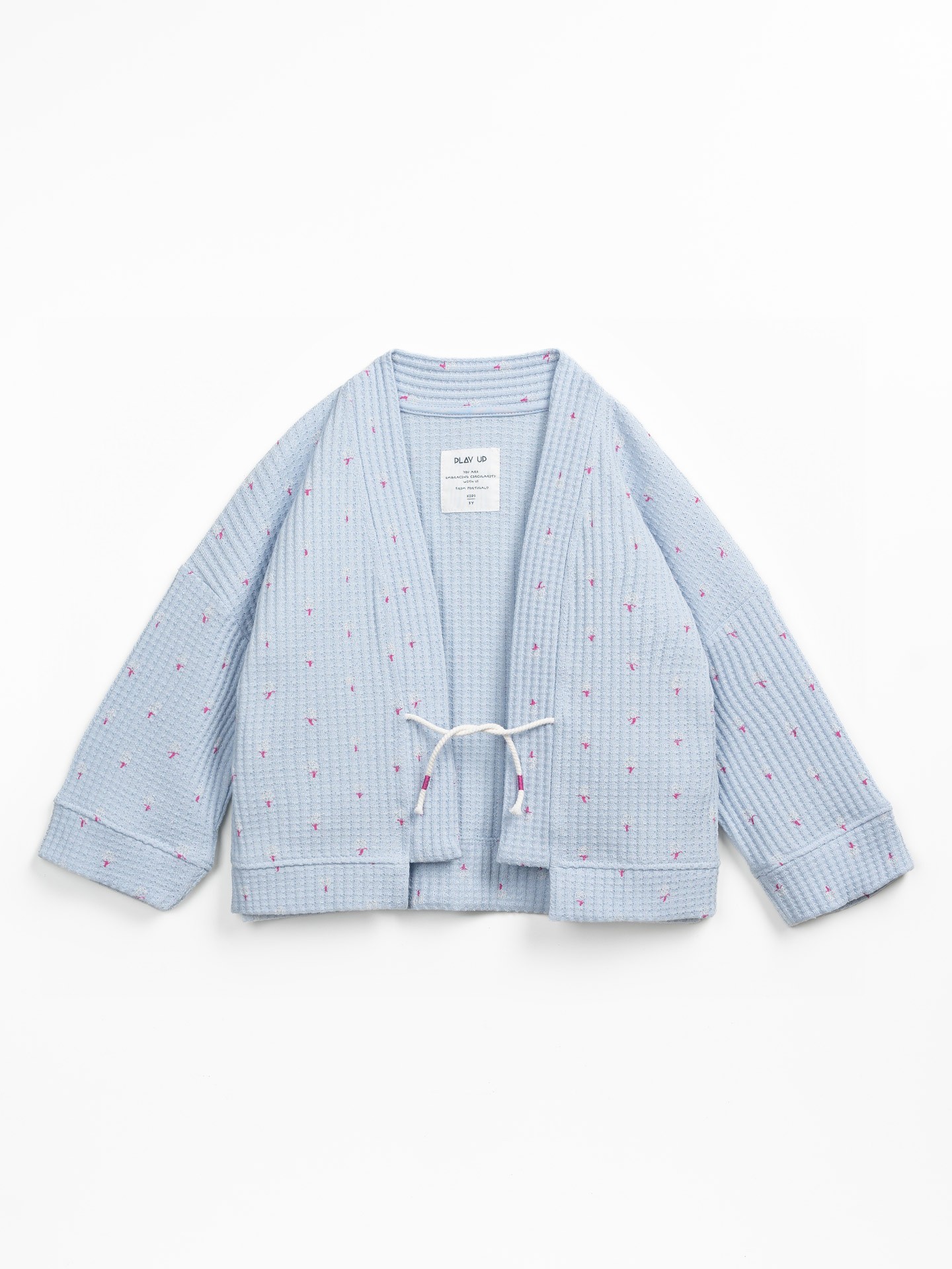 Chaqueta de punto texturizada