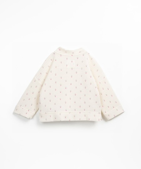 Giacca in maglia testurizzata