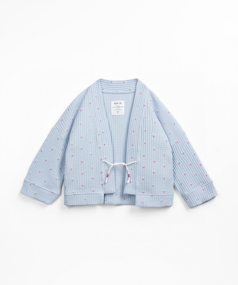 Veste en maille texture