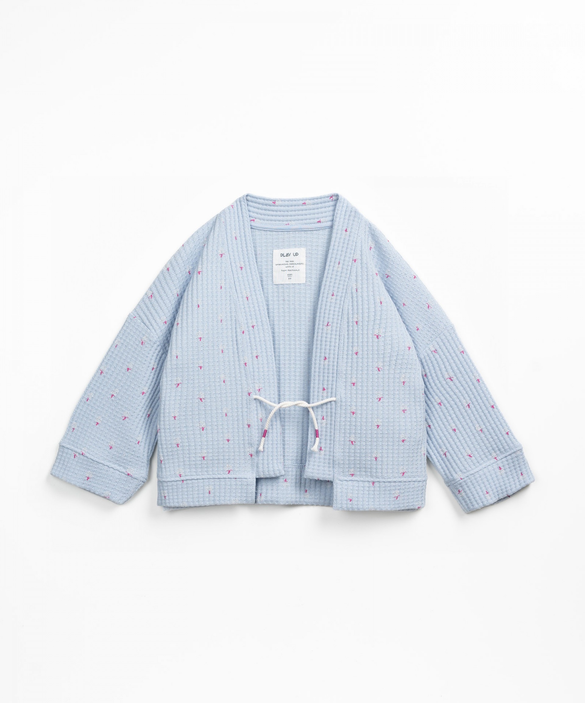 Chaqueta de punto con estampado de alcachofas