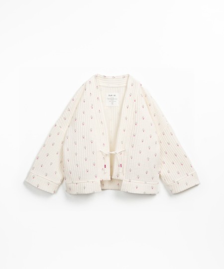 Casaco com malha texturada