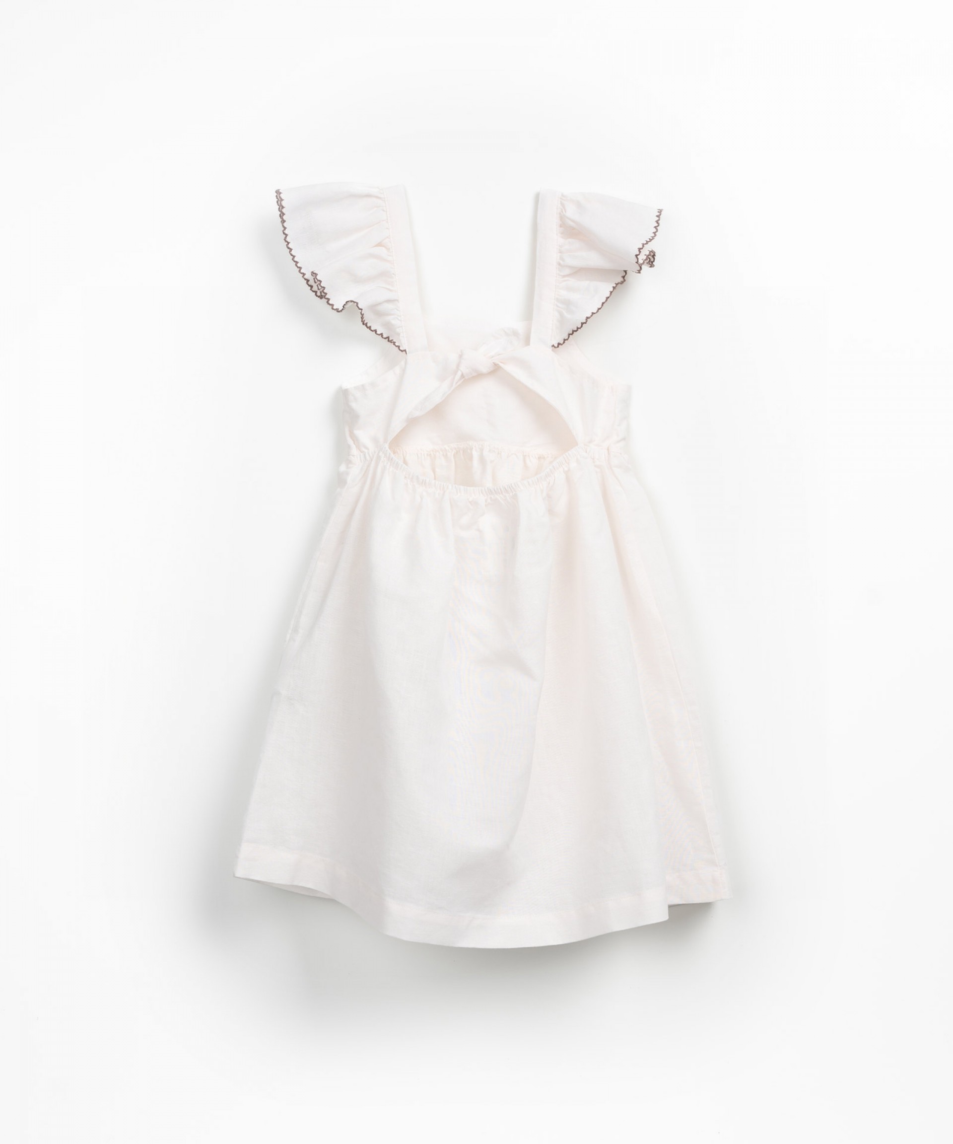 Dress with open back