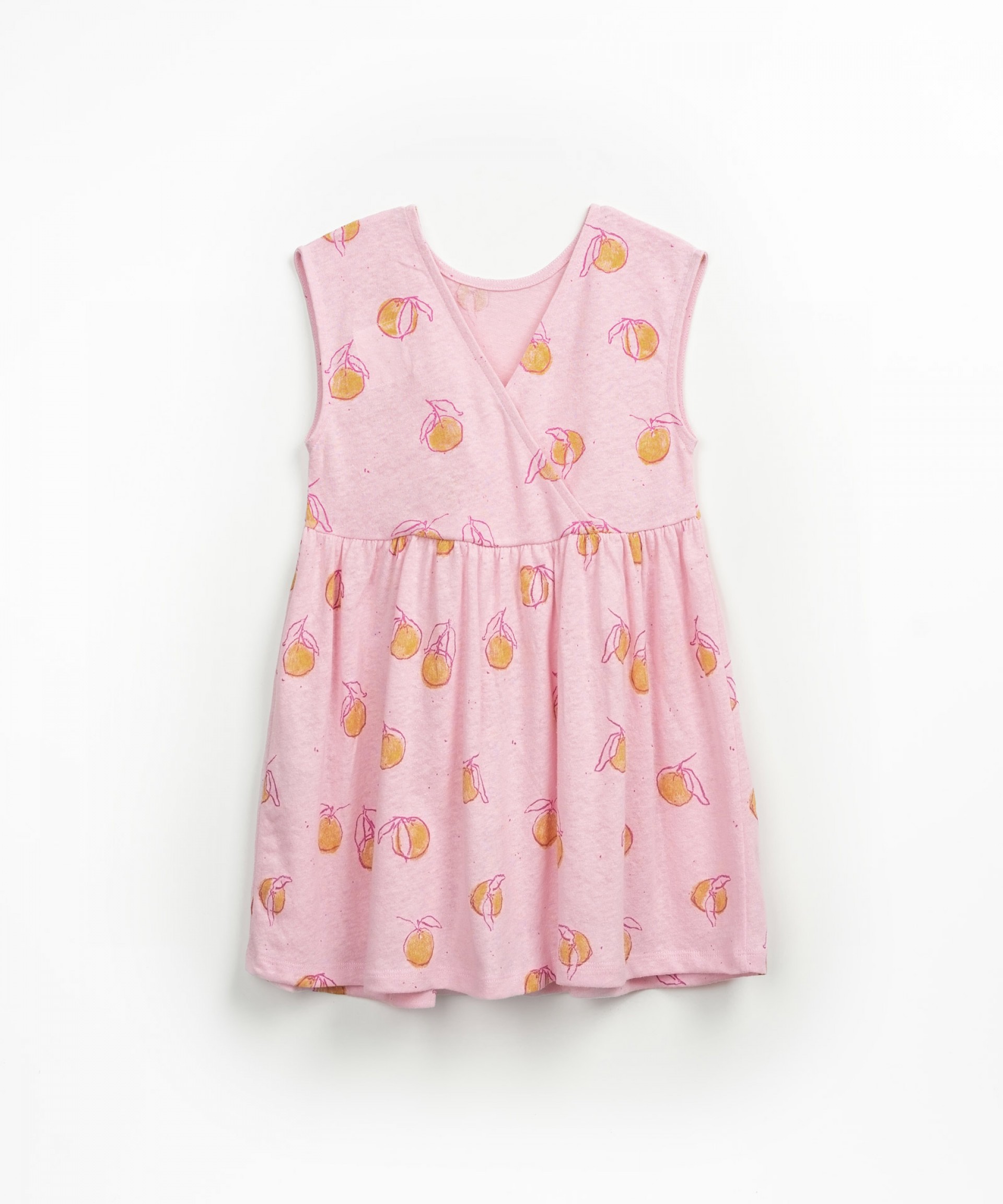 Dress with crossover back