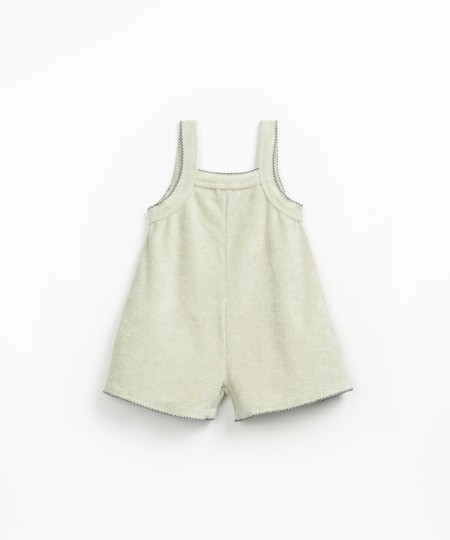 Mono de punto con pierna ancha