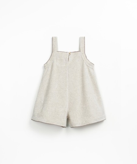 Macacão em malha com perna larga