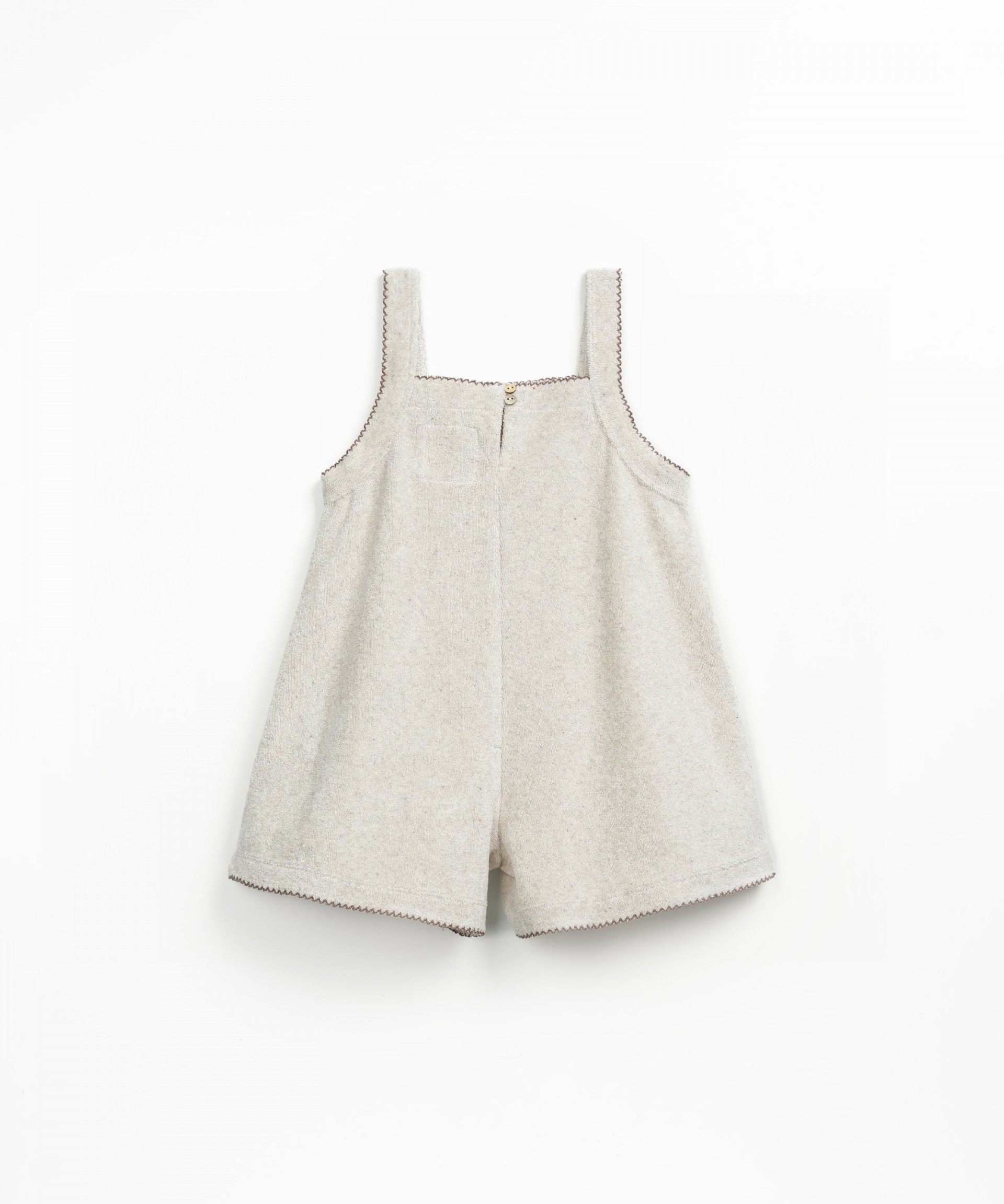 Plush knit jumpsuit