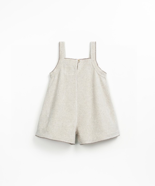 Mono de punto con pierna ancha