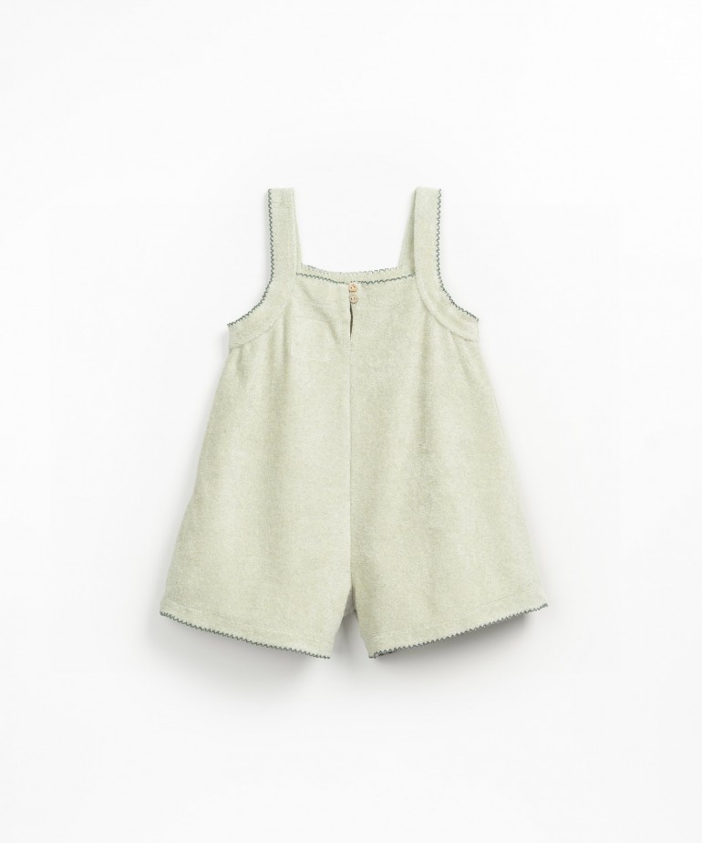 Tuta in maglia con gamba larga