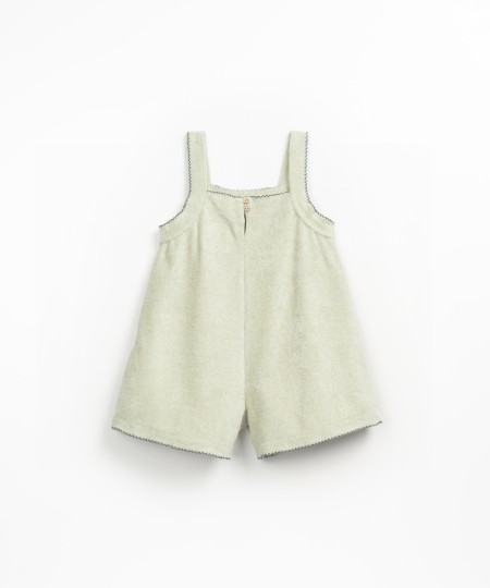 Mono de punto con pierna ancha