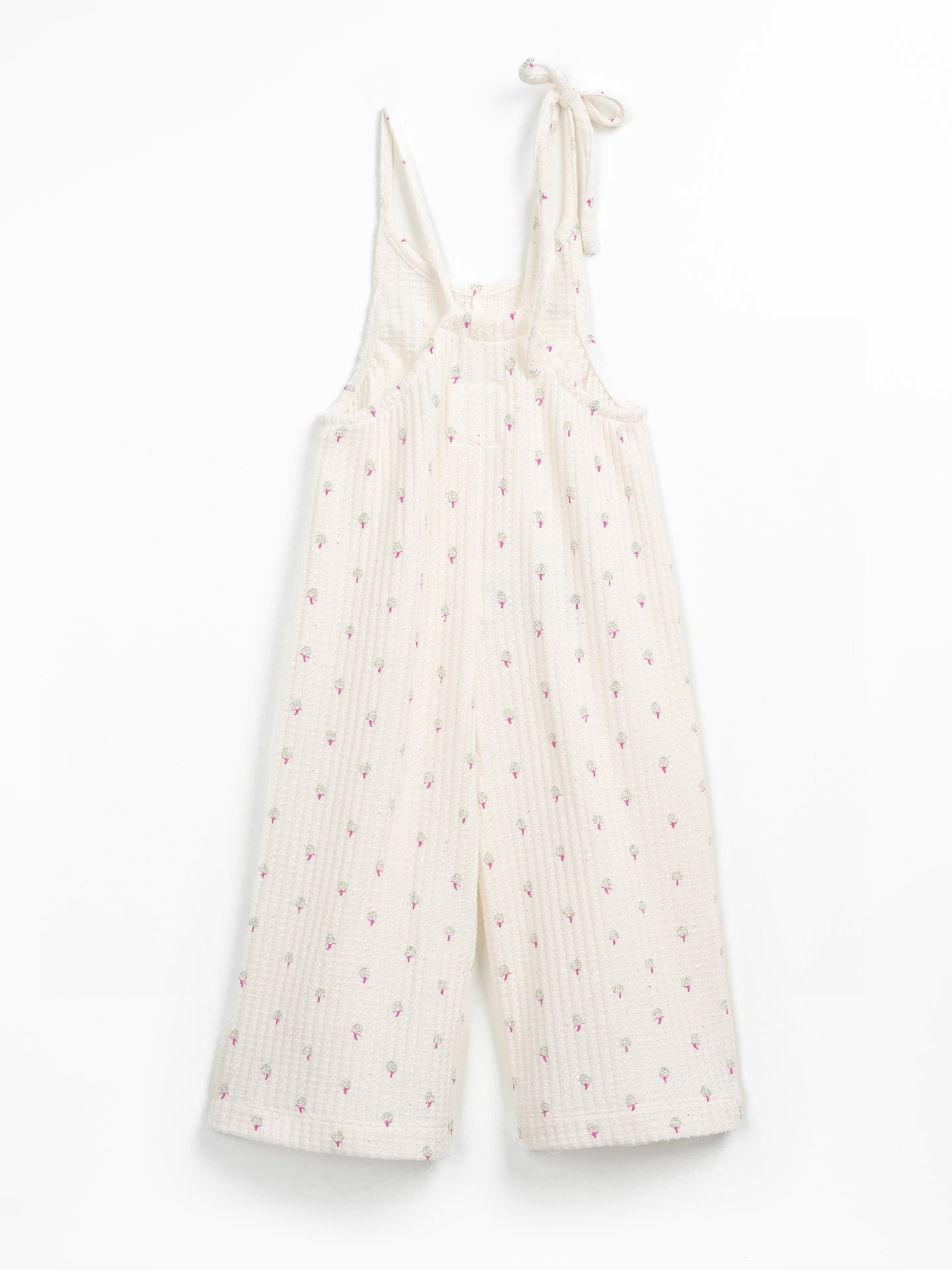 Mono de punto texturizado con estampado