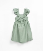 Dress with open back