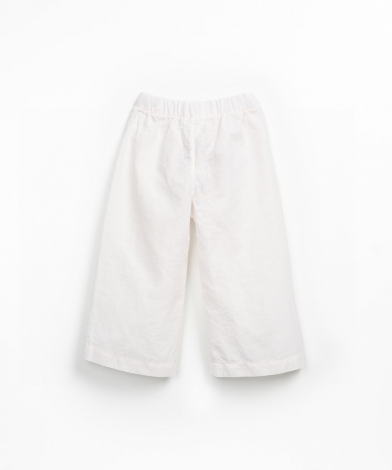 Cala em linho e algodo orgnico com cordo decorativo