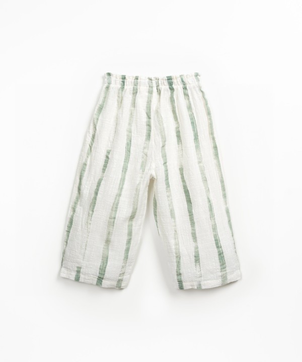 Pantaloni in tessuto con cintura elasticizzata