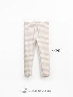 Leggings em mistura de fibras recicladas e fibras naturais