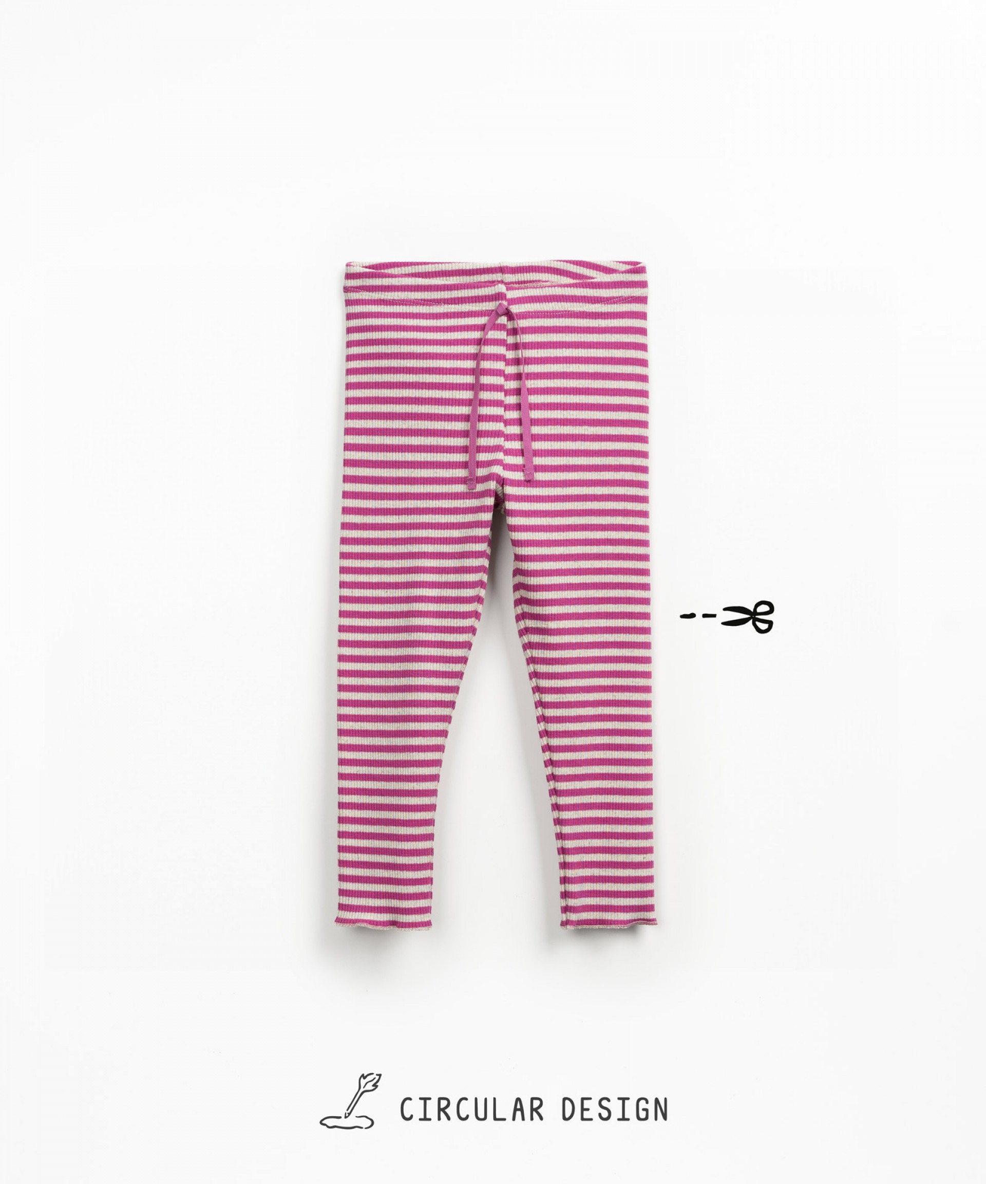 Leggings en mezcla de fibras recicladas y fibras naturales con estampado