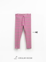 Leggings em mistura de fibras recicladas e fibras naturais