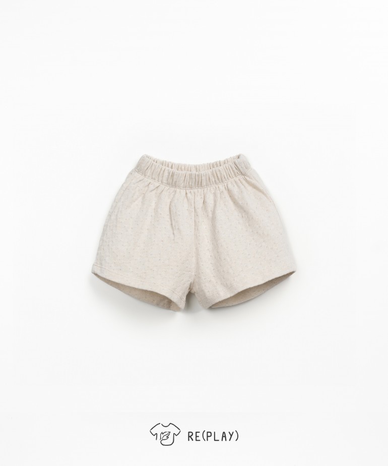 EMBELLISHED JERSEY SHORTS