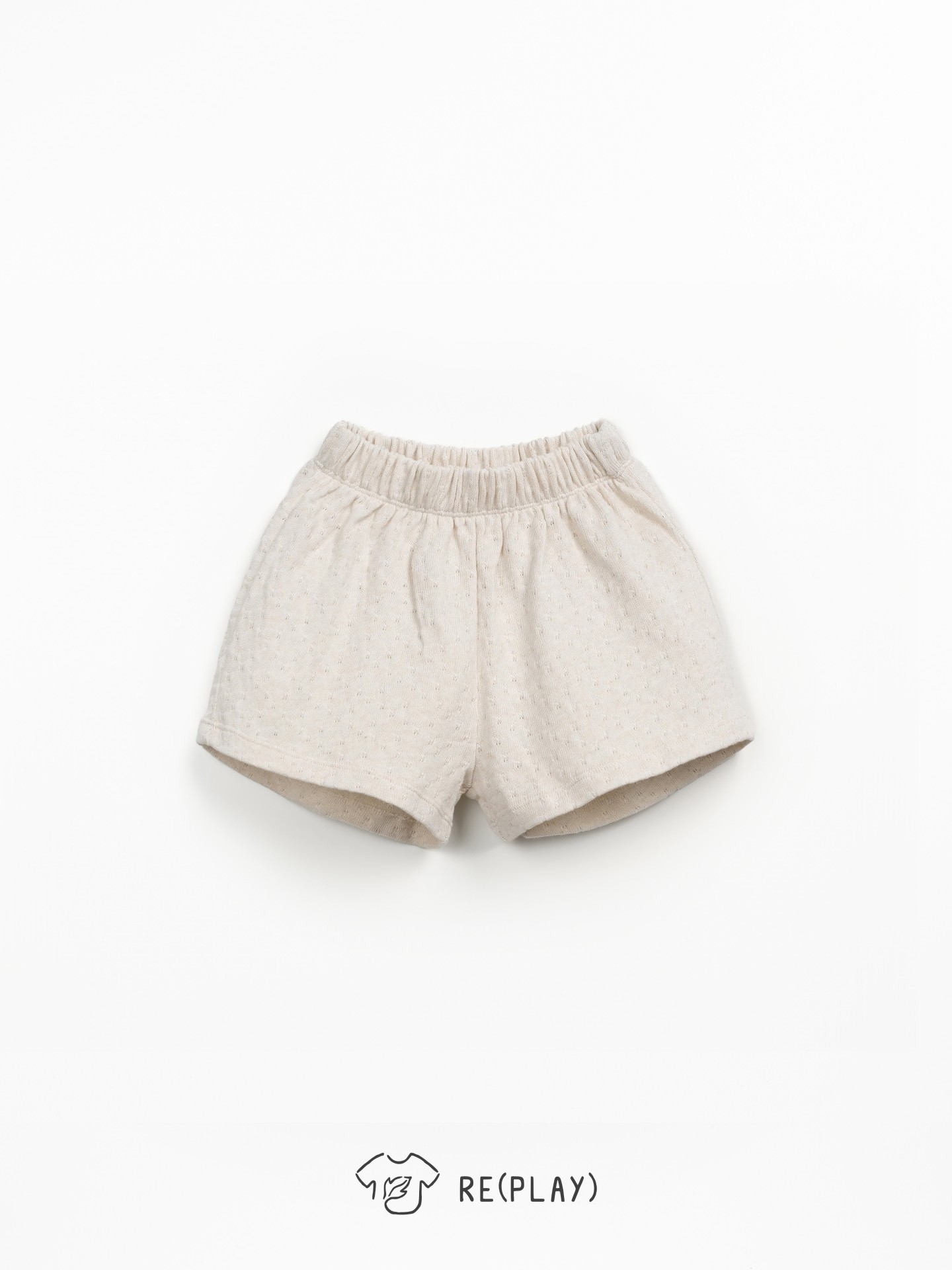 Pantalones cortos de punto texturizado con hilo Re(Play)