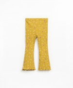 Organic cotton leggings with pear print
