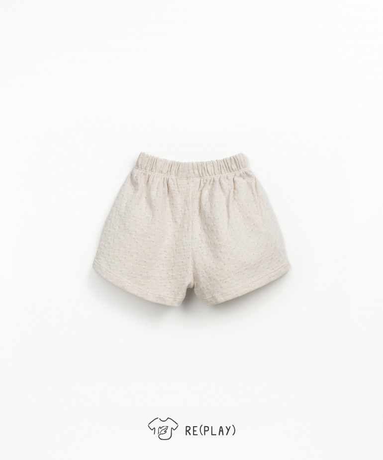 Calo de malha texturada com fio Re(Play)